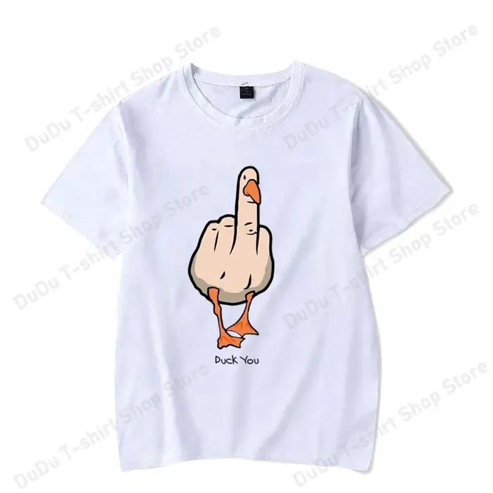 Nouveaux T-shirts imprimés drôles avec motif de canard