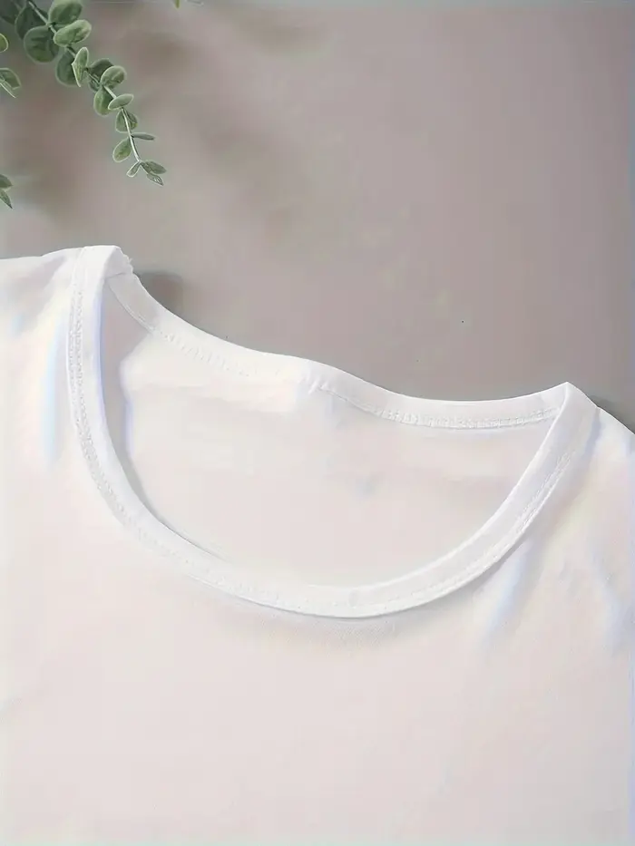 T-shirt à imprimé floral pour femme