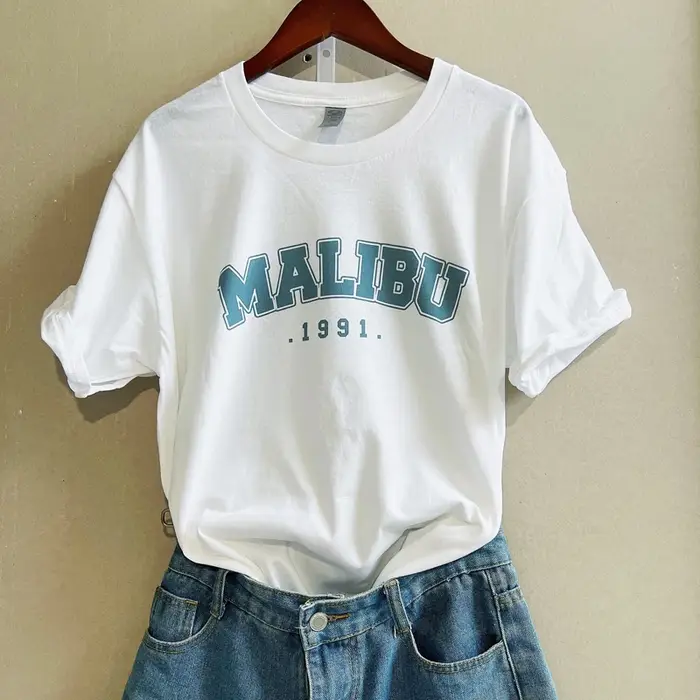 Malibu – T-Shirt manches courtes col rond pour femmes