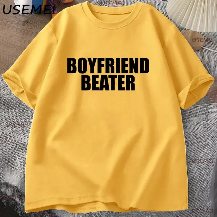 Boyfriend batteur T-Shirt Humor foncé