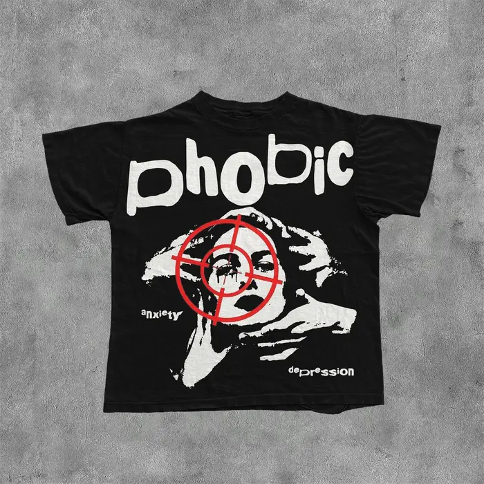 Vintage mille-pattes squelette graphique coton imprimé T-shirt hommes Y2K été manches courtes surdimensionné