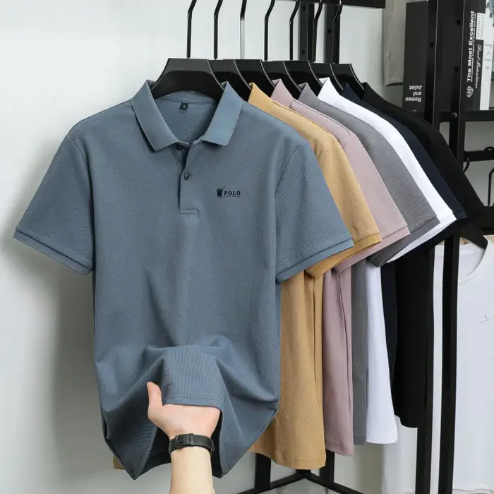 Polo d'été haut de gamme pour hommes, séchage rapide, respirant, décontracté, mode business, sport, 