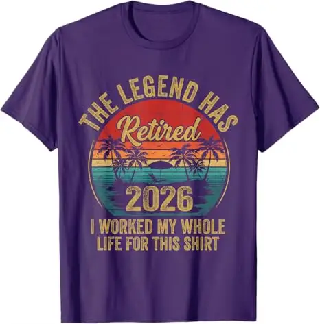 T-shirt de retraite pour femmes et hommes