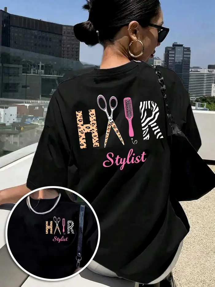 T-shirt graphique pour femme