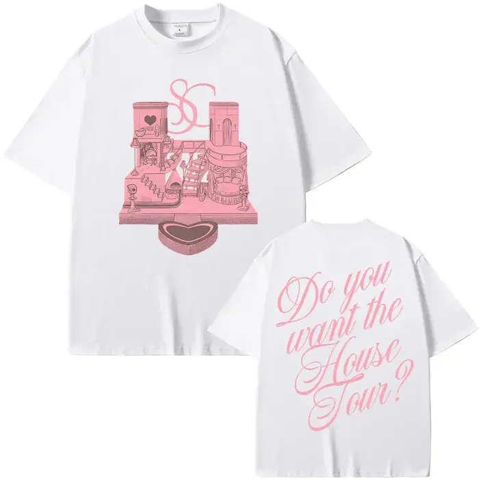 House Tour T-Shirt 2026 nouveau style Sabrina charpentier identique au site officiel haute qualité T
