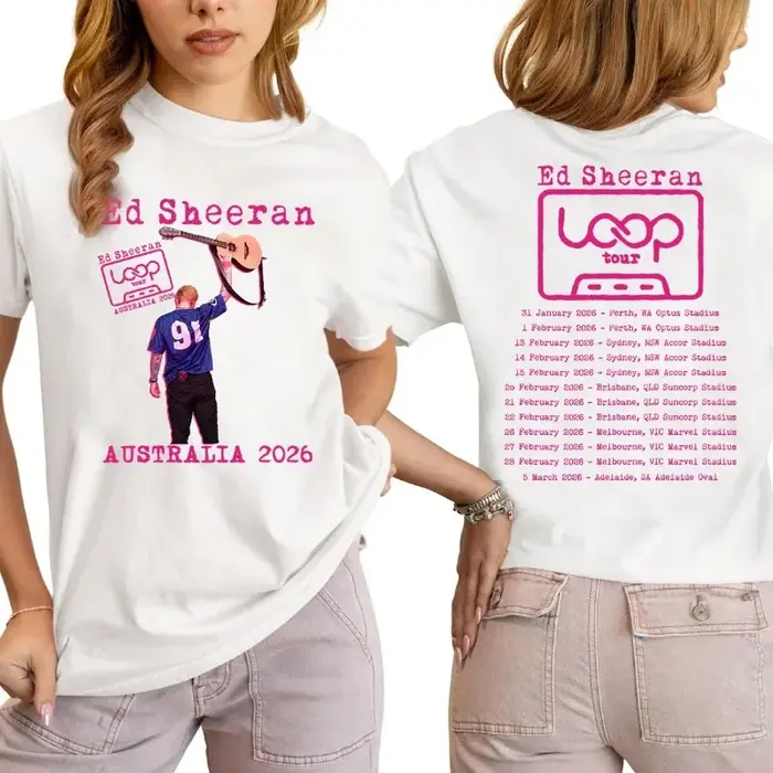 T-shirt imprimé graphique rétro des années 90 Hot Ed Sheeran, mode streetwear gothique pour femmes et hommes, haut oversize en coton, nouveau tee-shirt d'été