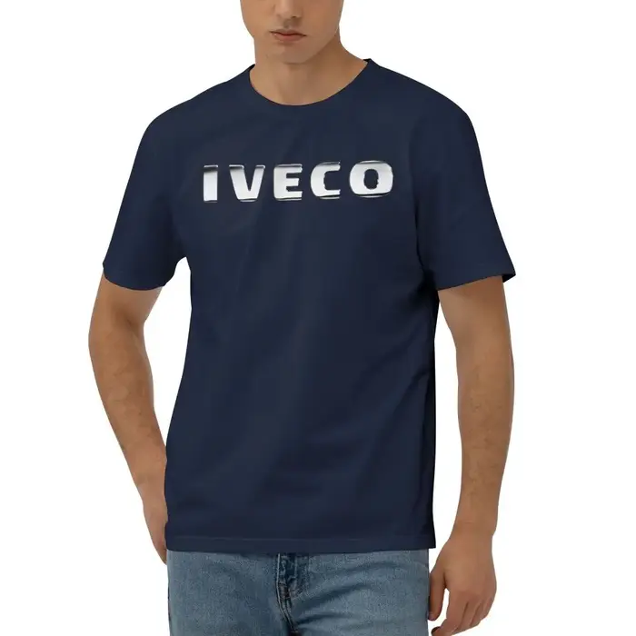 T-shirt à manches courtes en coton imprimé pour hommes