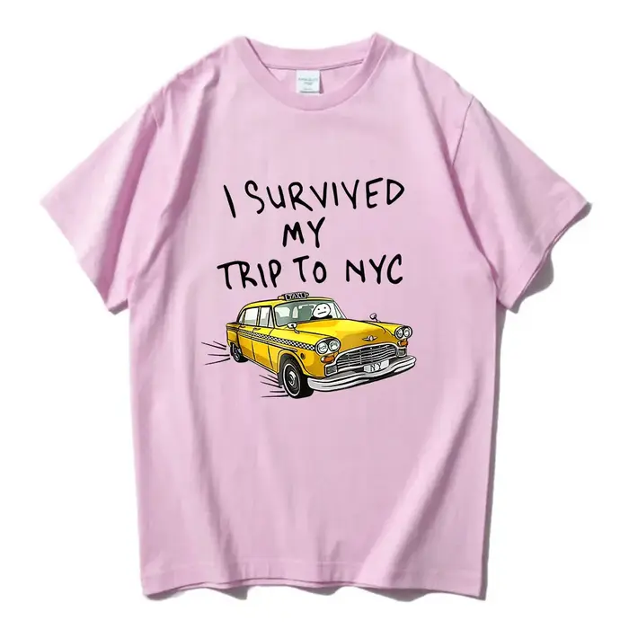 T-shirt en coton doux avec image de dessin animé de voiture drôle