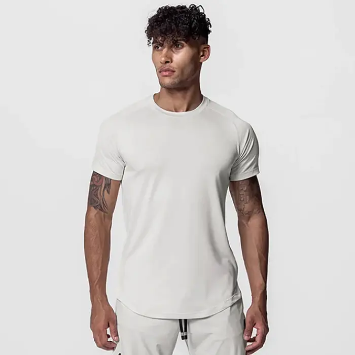 Hommes Gym Jogging T-Shirts Compression à séchage rapide Sport