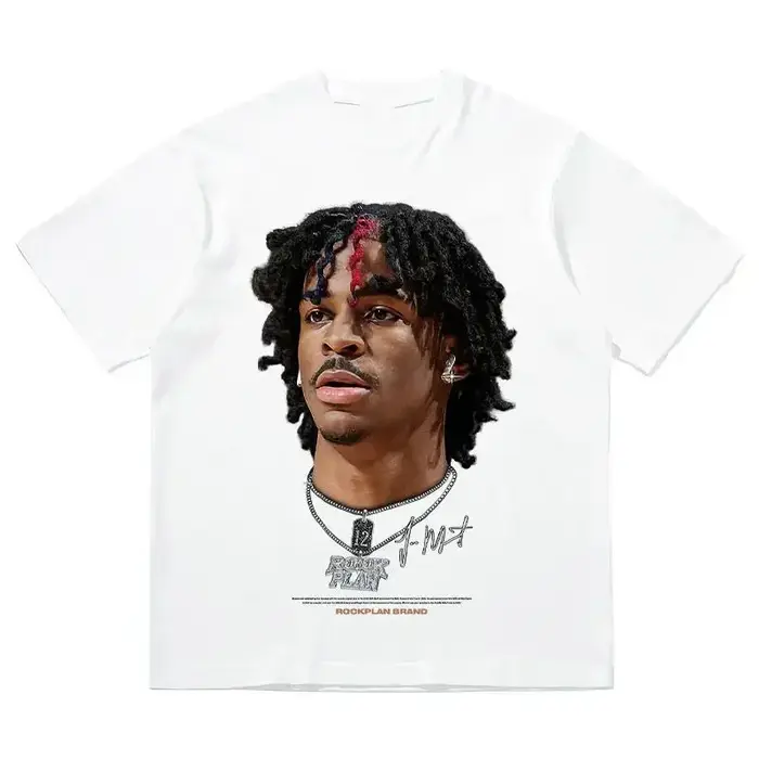 T-shirts Oversize Homme Imprimés Basketball Streetwear Américain Manches Courtes Hip-Hop Y2K Décontractés Col Rond Hauts Cool pour Garçons