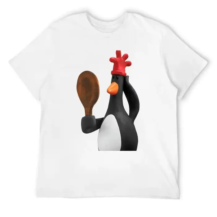 T-shirt drôle imprimé cuillère à main pour hommes et femmes