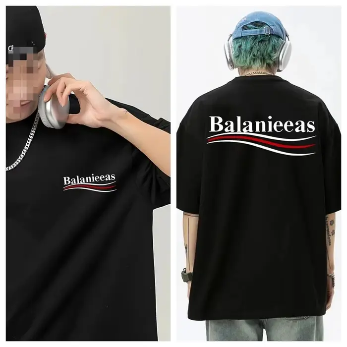 Nouveaux t-shirts américains pour hommes et femmes, style personnalisé et tendance, col rond ample e