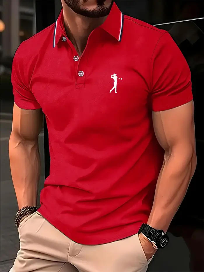 Polo pour hommes chemise de Golf en plein air col