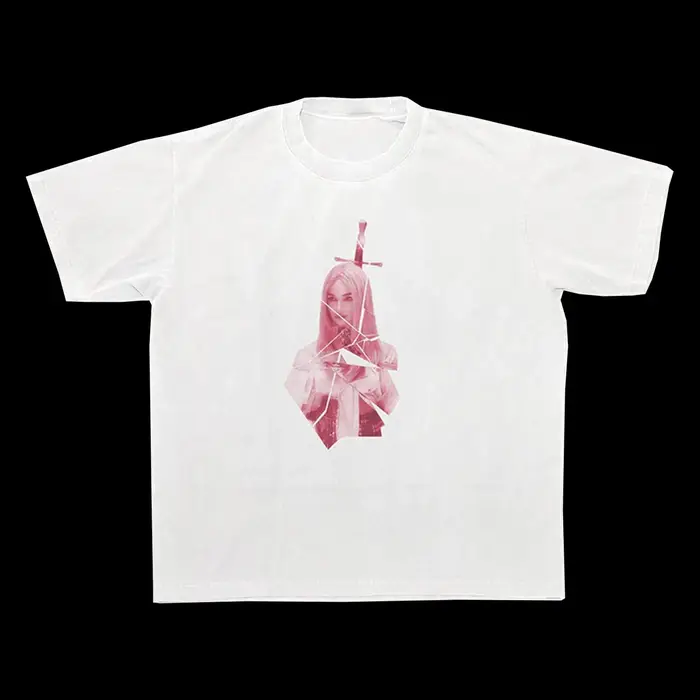 T-shirt en coton unisexe avec motif de chanteuse américaine Poppy 2026