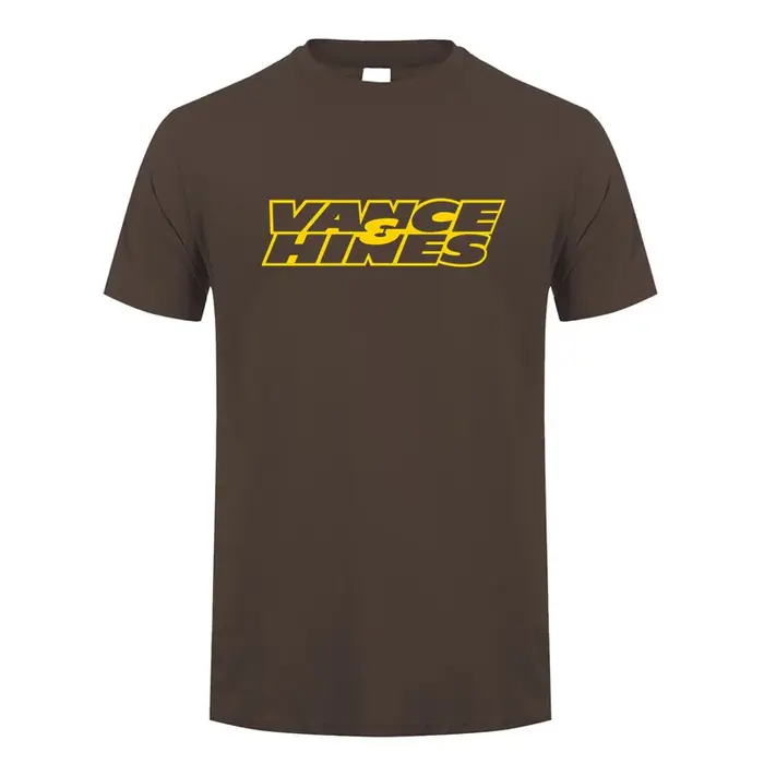 Vance et Hines T Shirt d'été Hommes Coton à manches courtes