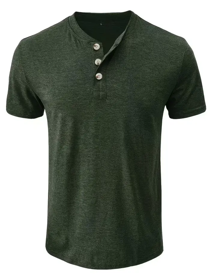 T-shirt Henley pour homme
