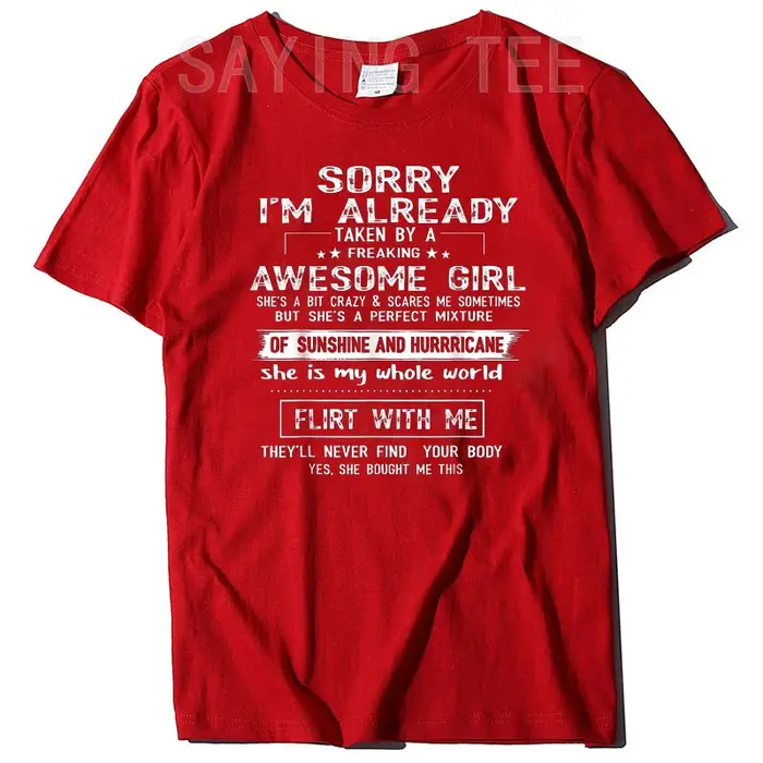 T-Shirt femme, désolé