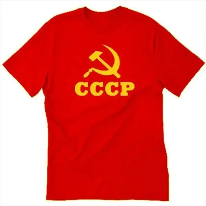 CCCP T-shirt drôle marteau faucille Communiste