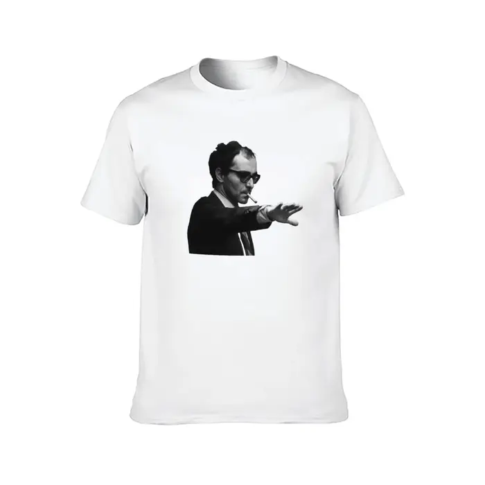 T-shirt de luxe pour homme, inspiré de Godard, avec design graphique
