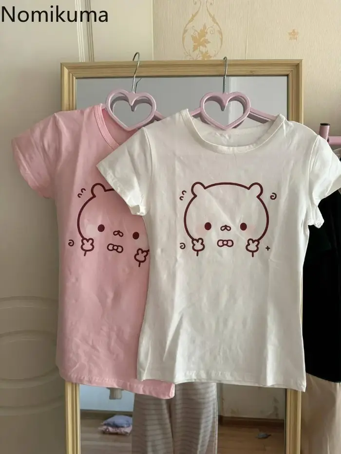 T-shirts pour femmes, t-shirts japonais mignons