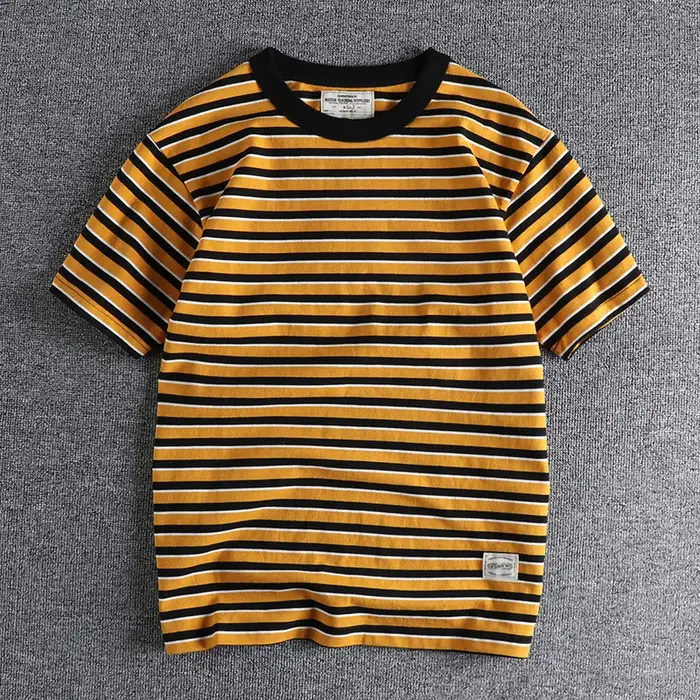 T-shirt rayé vintage pour homme