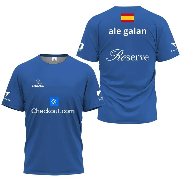 Nouveau T-shirt de sport de padel 2026 pour hommes et femmes, respirant, à séchage rapide, col rond,