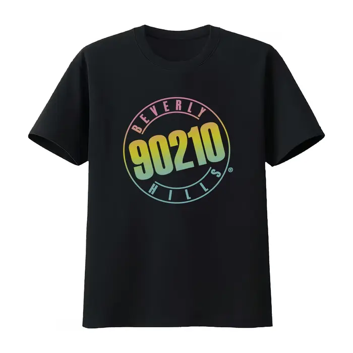 T-shirt rétro Beverly Hills 90210 avec logo