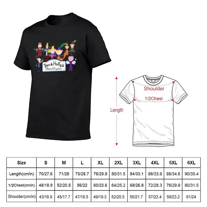 T-shirt du petit royaume de Ben et Holly pour homme
