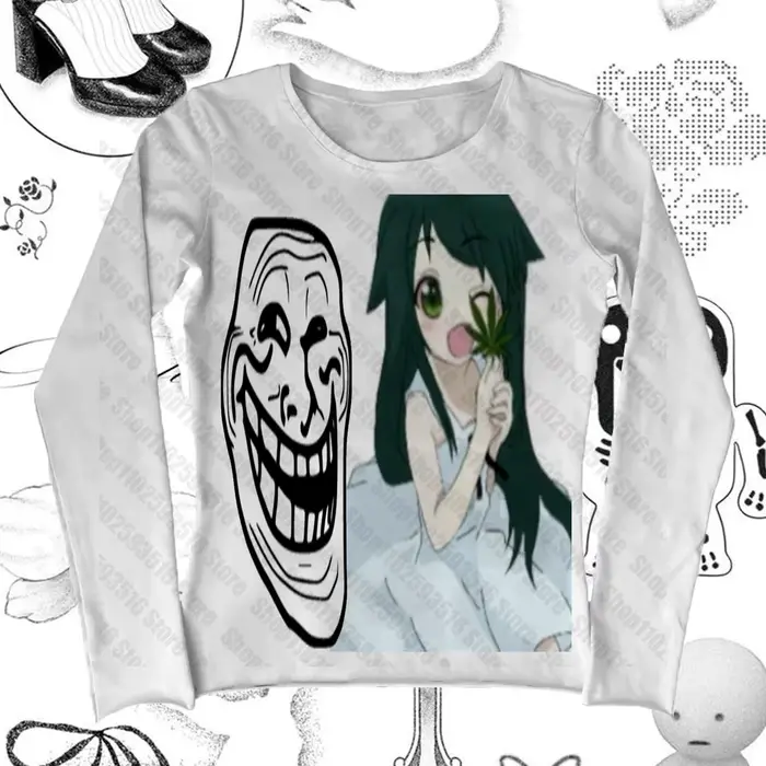 Harajuku femmes haut Y2k hauts femme vêtements Trashy Y2k 2000s Grunge vêtements pour femmes graphiq