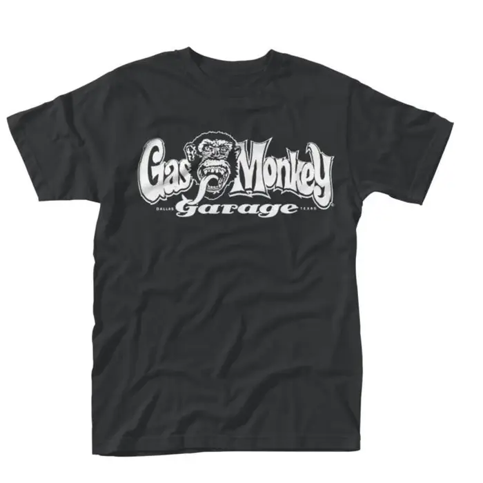 Gas Monkey Garage Dallas Texas T-Shirt en coton avec motif pour hommes et femmes, Streetwear d'été
