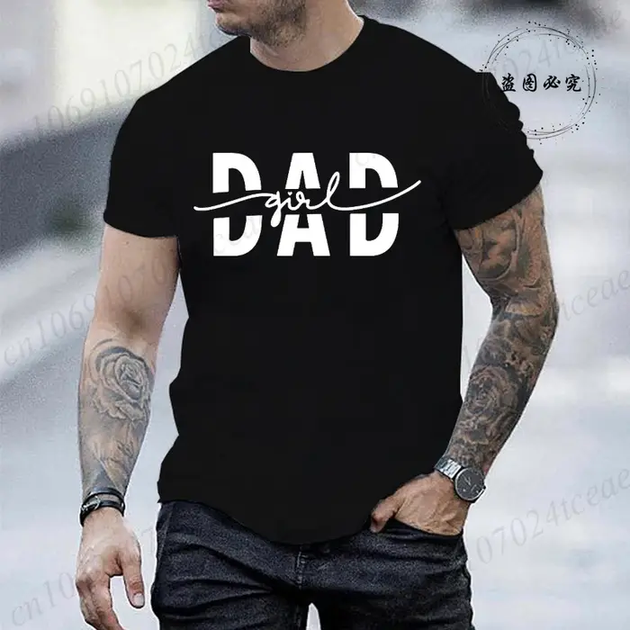 T-shirt imprimé « Dad Girl » pour homme – T-shirts graphiques « Dad