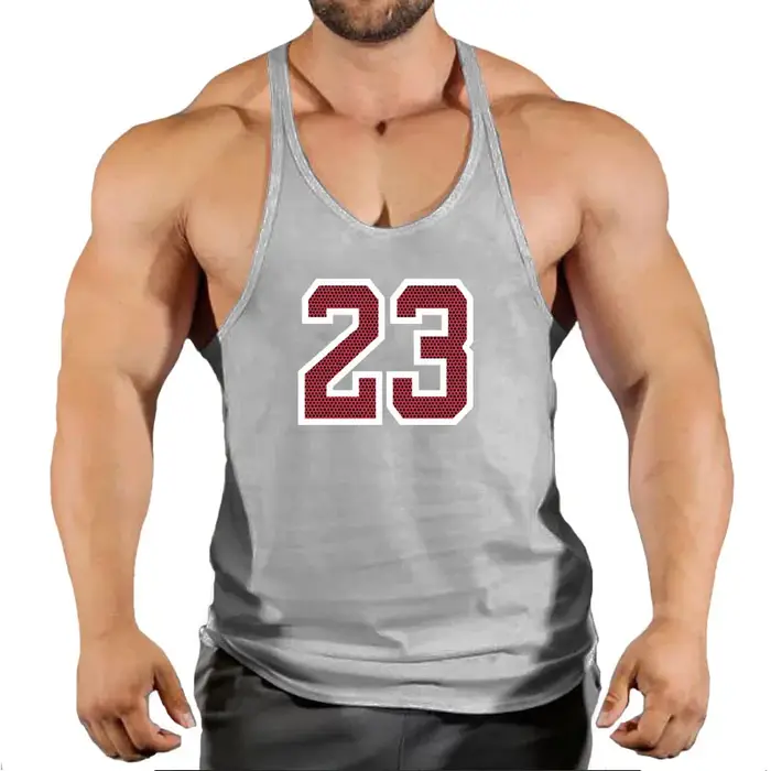 Vêtements pour hommes gilet de gymnastique gilets musculation homme haut pour Fitness Stringer sans manches