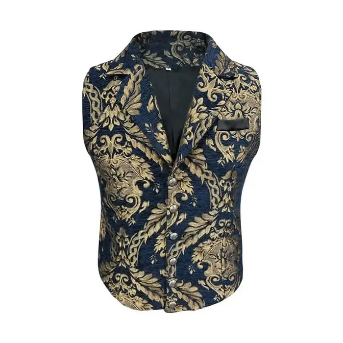 Gilet Homme Tendance Style Coréen à Bouton Unique