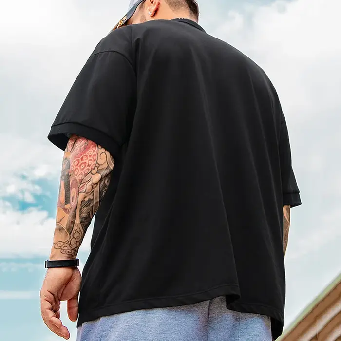 Polos Hommes Grande Taille 1XL-7XL 110-175kg T-shirt À Manches Courtes