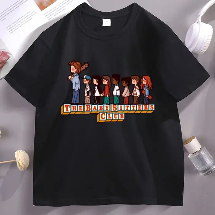 Babysitters Club t-shirt décontracté Harrington t-shirt drôle à manches courtes col rond T-shirts ho