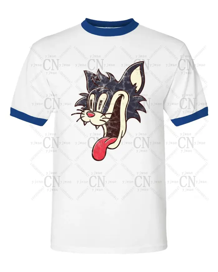 T-Shirt Crazy Cat Smiling Psycho
