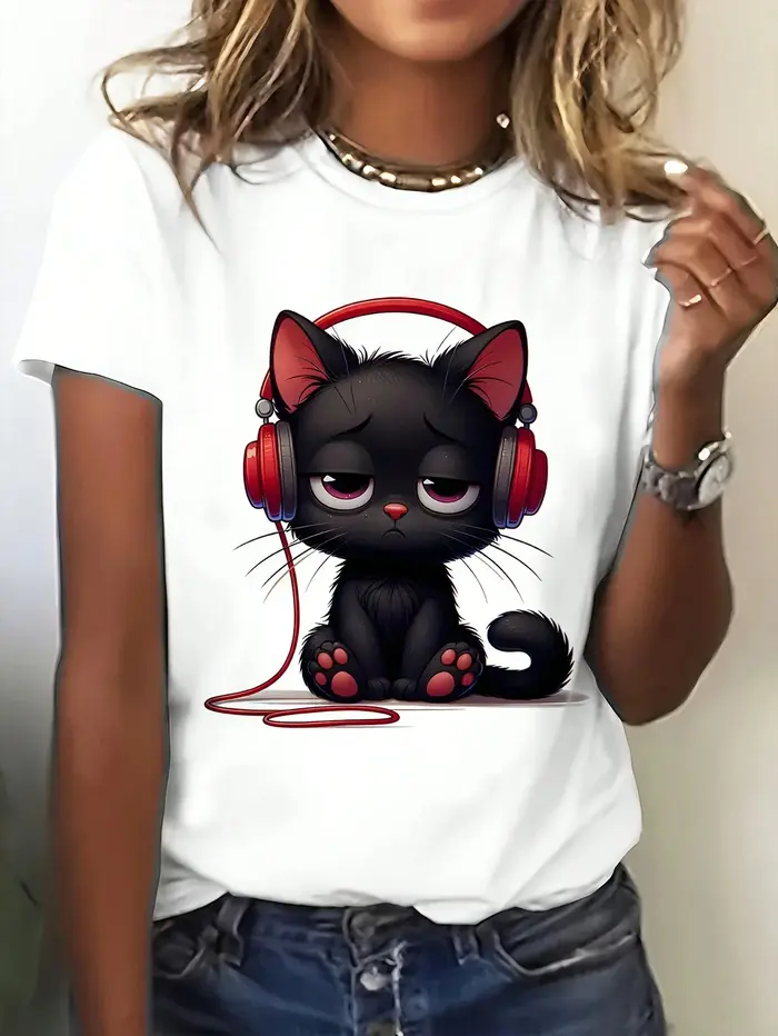 Le Design de T-shirt pour femmes est Simple et exquis