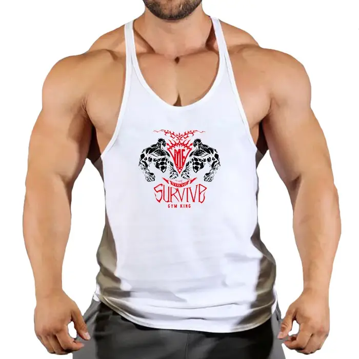 Stringer Singlet-Vêtements de fitness pour hommes