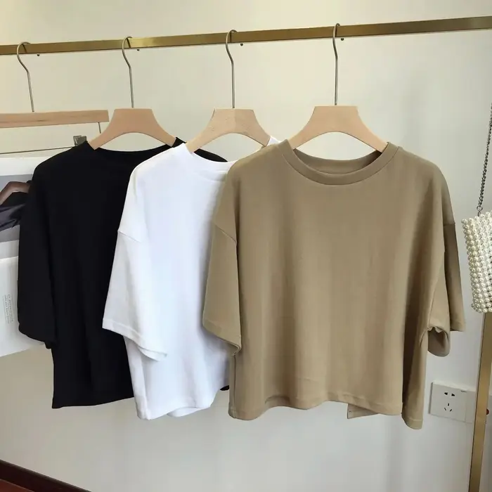 T-Shirt court dos nu pour femmes