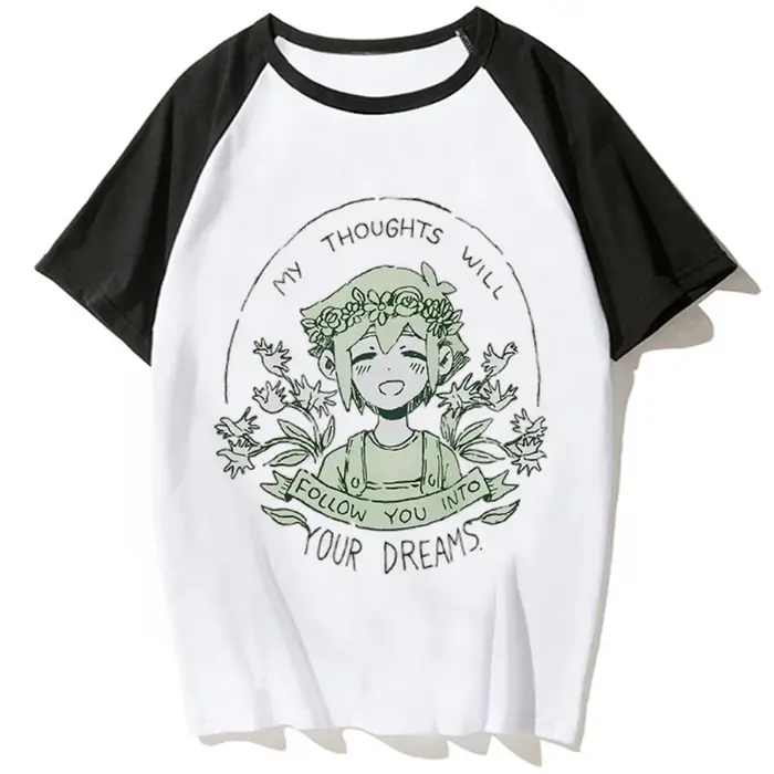 Omori t-shirts femmes japonais été t-shirt fille bande dessinée vêtements