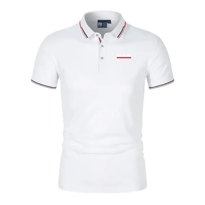 Polo décontracté à manches courtes pour homme