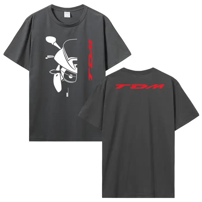 Double face Yama Tdm 900 voiture Auto T-Shirt vêtements pour hommes été décontracté col rond