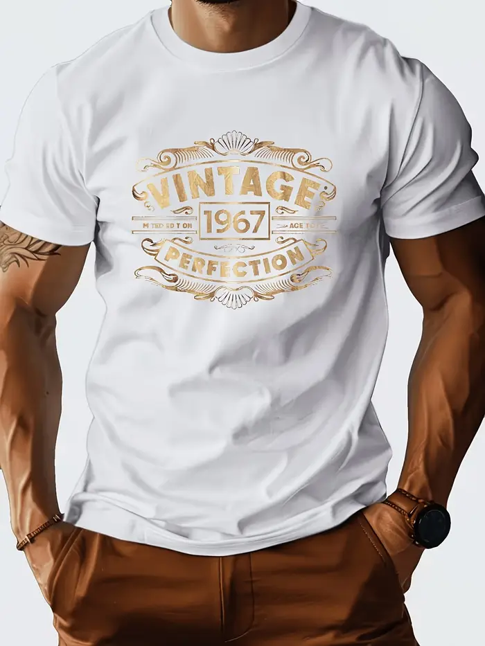 T-shirt imprimé élégant pour homme