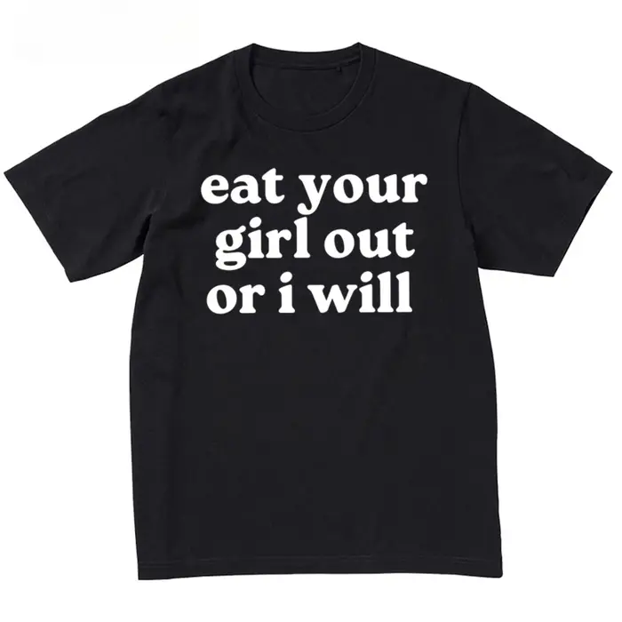 Manger votre fille ou je vais t-shirt drôle adulte Humor blagues personnalisé imprimé graphique t-shirts été hauts Couple Camisas