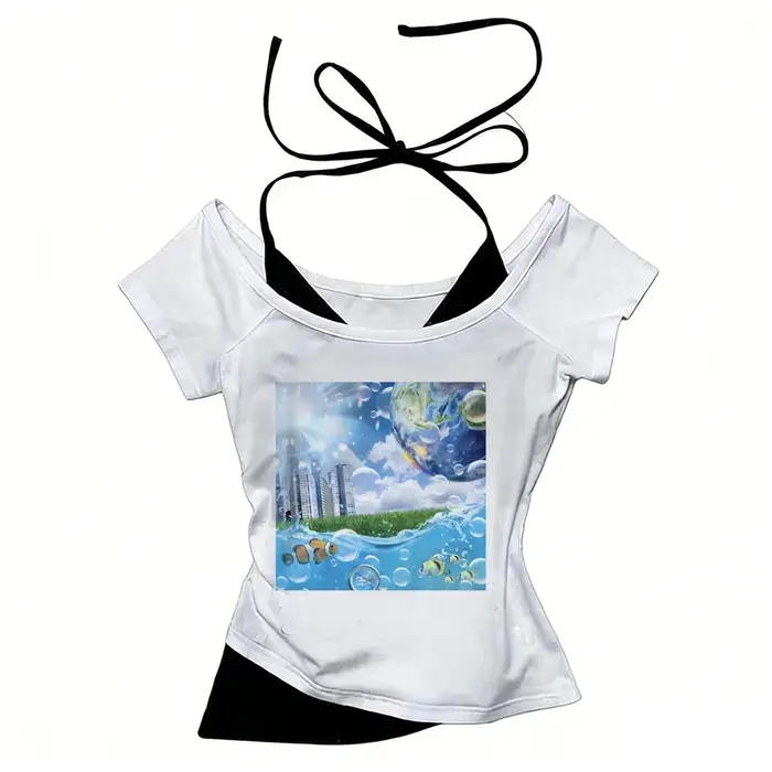 T-shirt Frutiger Aero pour femmes