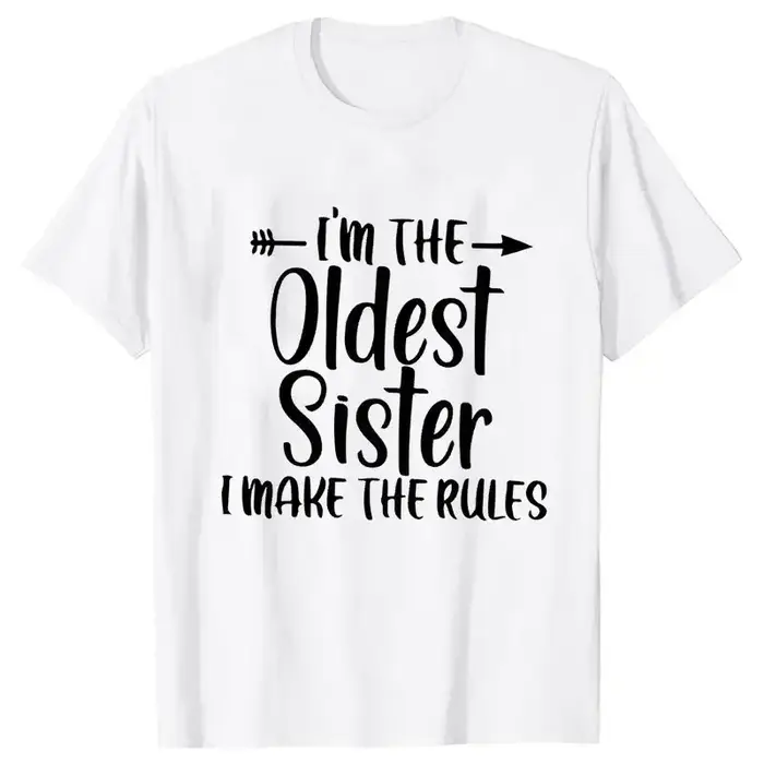 Soeur règles cadeaux t-shirts doux mode femmes t-shirt drôle plus ancien moyen