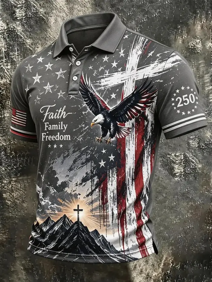 Polo Homme USA 250e Anniversaire Manches Courtes – Chemises