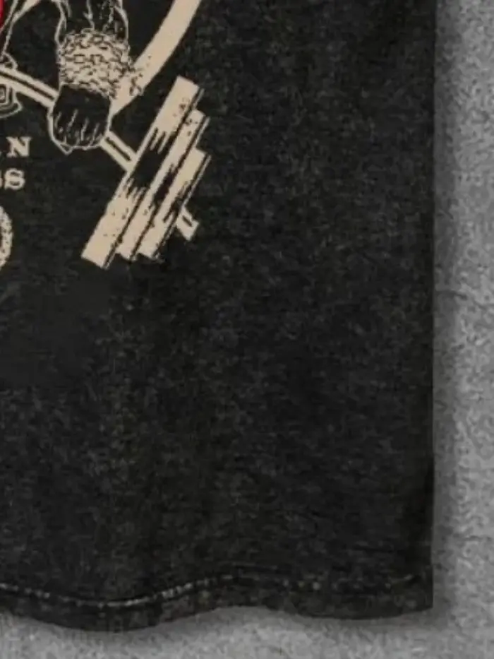 Débardeurs Homme Tendance Été Sans Manches Style Rétro Unisexe Oversize GOD'S GYM WASHED Harajuku Sport