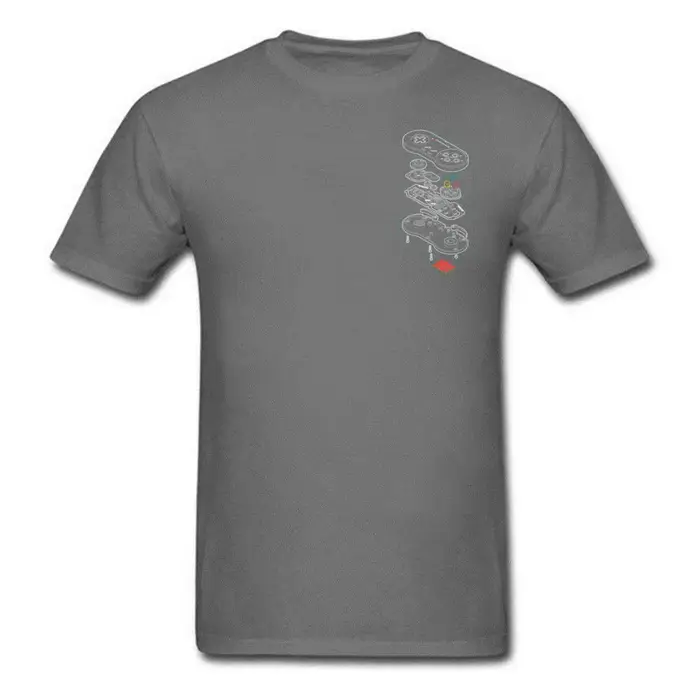 T-Shirt Personnalisé en Coton Noir pour Homme