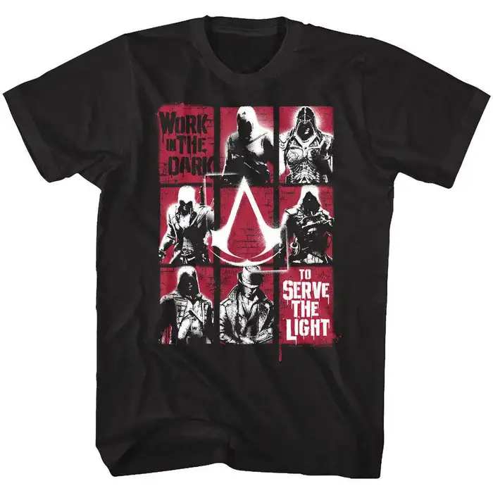 Nouveau t-shirt à manches courtes pour hommes Assassin's Creed - Collaboration Game